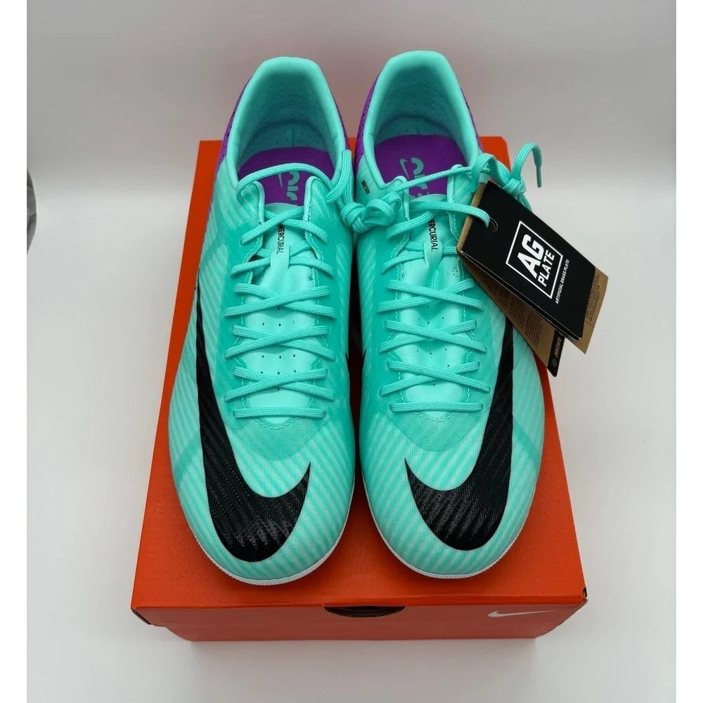 Nike Zoom‎ Mercurial Vapor 15 Academy AG Soccer Cleats DJ5632-300 Mens 12